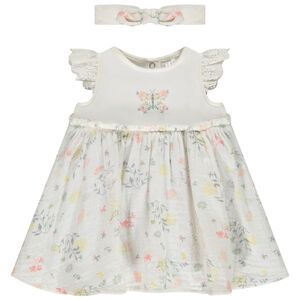 Ensemble 2 pièces imprimé floral pour bébé fille 