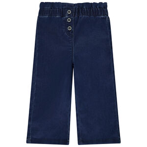 Jean large à taille élastiquée pour bébé fille 