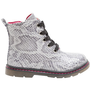 Bottillons hauts texturés à imprimé python all-over  