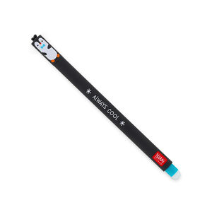 Stylo gel à encre turquoise effaçable Pingouin 