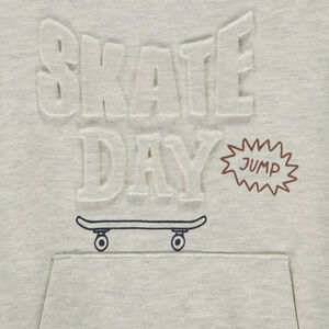 Ensemble jogging + sweat oversize embossé skate pour bébé garçon 