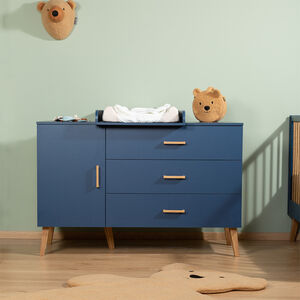Commode + plan à langer Bold Bleu 
