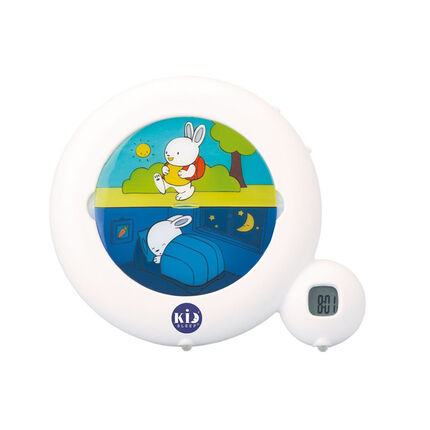Veilleuse Et Reveil Kid Sleep Classic Blanc Orchestra Fr