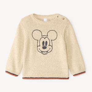 Pull tricot bébé garçon Mickey Disney en cording 