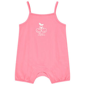 Combinaison courte print cerises pour bébé fille 