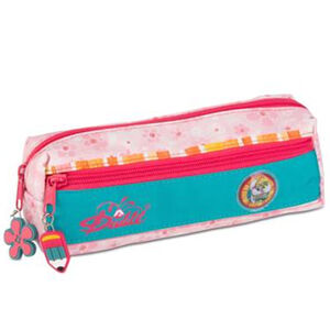 Trousse avec pendentifs en silicone - Rose - Diddl 