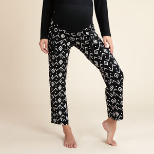 Herzmutter Pyjama Grossesse - Pyjama Maternité Allaitement - Vêtement de  Nuit Court - pour Femme Enceinte - Pyjama Ensemble Maternité - 2600 (S,  Blanc/Gris) : : Mode
