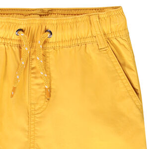 Bermuda uni en popeline pour garçon 