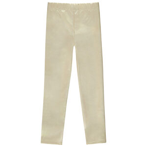 Legging gold slim en similicuir fille 