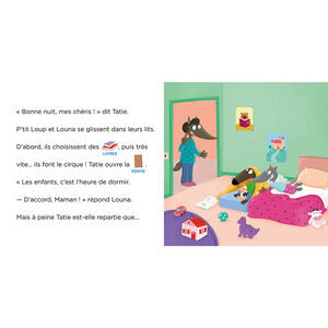 Livre "P'tit loup ne dors pas à la maison"  3ans+ 