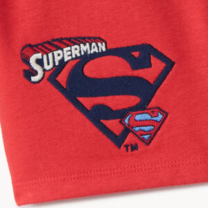 Bermuda en molleton uni Superman Warner garçon 