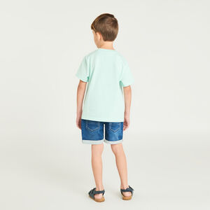 T-shirt manches courtes photoprint plage garçon 