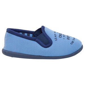 Chaussons bas en jersey avec inscription printée 