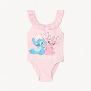 Maillot de bain 1 pièce à volants Stitch & Angel Disney pour bébé fille 