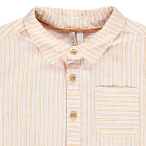 Ensemble chemise rayée et pantalon cargo pour bébé garçon 