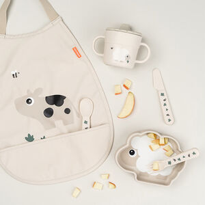 Bol mouton ventousé en silicone Sheepy sable 