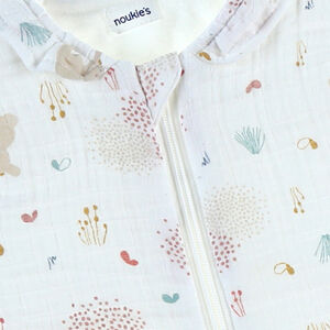 Gigoteuse sans manches en mousseline de coton 70 cm - Lina écru 