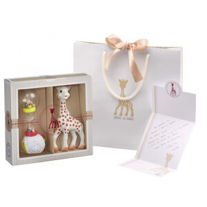 Coffret cadeau Sophie la Girafe + Hochet Soft Maracas 