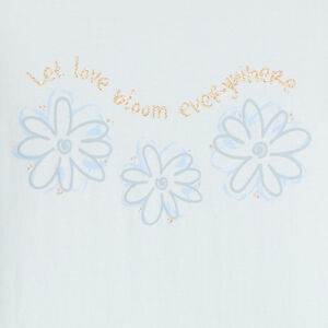 T-shirt manches longues print pailleté pour fille 