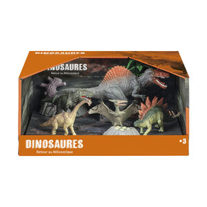 Set de 5 figurines dinosaures (modèle aléatoire) 