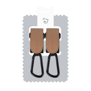 Lot de 2 crochets Icon pour poussette Caramel 