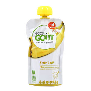 Compote banane bio - 120g  
