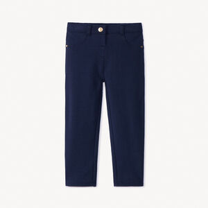 Jegging en molleton uni pour bébé fille 