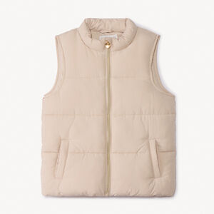 Doudoune sans manches matelassée unie pour fille 