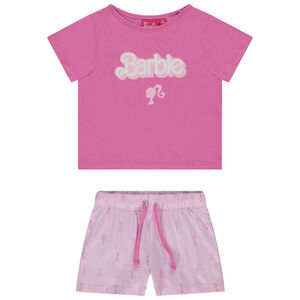 Set pyjama court 2 pièces Barbie pour fille 