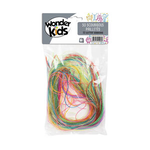 Lot de 50 scoubidous multicolores (modèle aléatoire) 