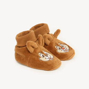 Chaussons bébé en velours Tic et Tac Disney 