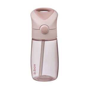 Gourde à paille en silicone antifuite 380ml blush crush 