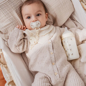 Attache-sucette chaine Birdies beige 