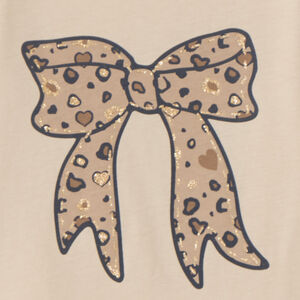 T-shirt manches longues fantaisie pailletée pour fille  