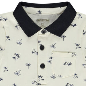 Polo manches courtes imprimé palmiers pour bébé garçon 