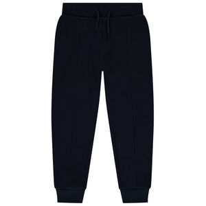 Jogging uni en coton piqué pour garçon 