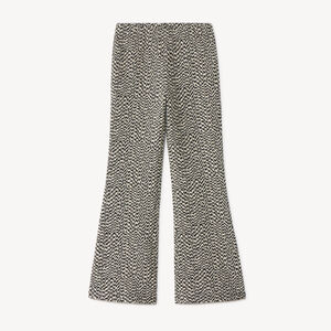 Caleçon fille en maille jacquard coupe évasée 