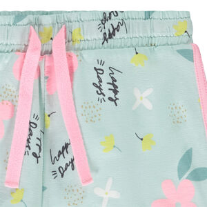 Short en jersey imprimé fantaisie pour bébé fille 