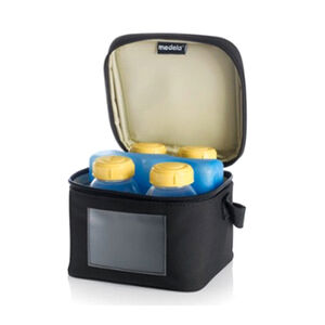 Sac isotherme + 4 biberons et un élément réfrigérant 