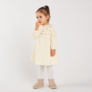 Robe en velours côtelé bébé fille 