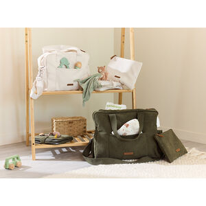 Sac à langer Mini Bergen + Tapis à langer - écru 
