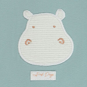 Ensemble 2 pièces motif hippopotame pour bébé garçon 