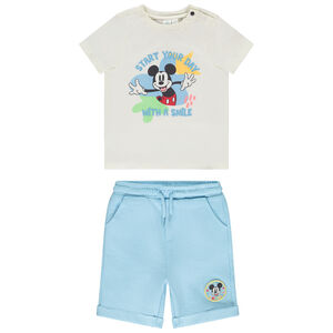 Ensemble t-shirt + bermuda Mickey Disney pour bébé garçon 