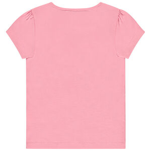 T-shirt manches courtes print fantaisie fille 