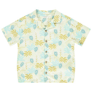 Chemise manches courtes imprimé palmiers pour garçon 