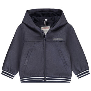 Coupe-vent en toile uni avec capuche pour garçon  