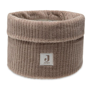 Panier de rangement Cloudy Rib 14x18cm Milky Coffee 