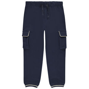 Jogging molleton style cargo à détails dorés pour fille 