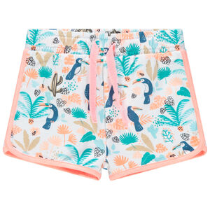 Short en coton à imprimé fantaisie pour bébé fille 