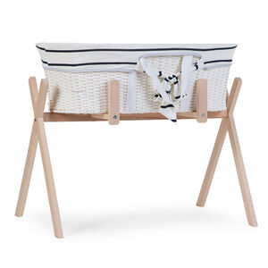 Support de couffin 2 en 1 et tipi - Naturel  